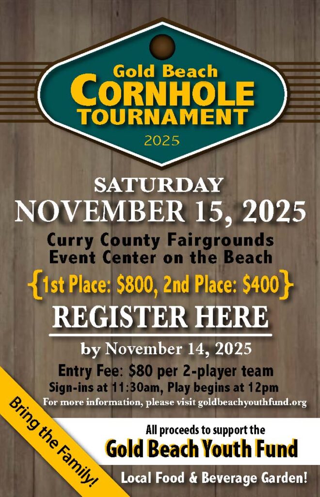 2025 Cornhole Tournament Flyer